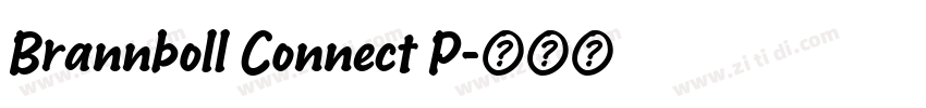 Brannboll Connect P字体转换